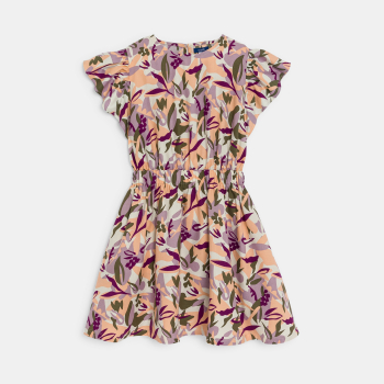 فستان واسع انسيابي مزين...